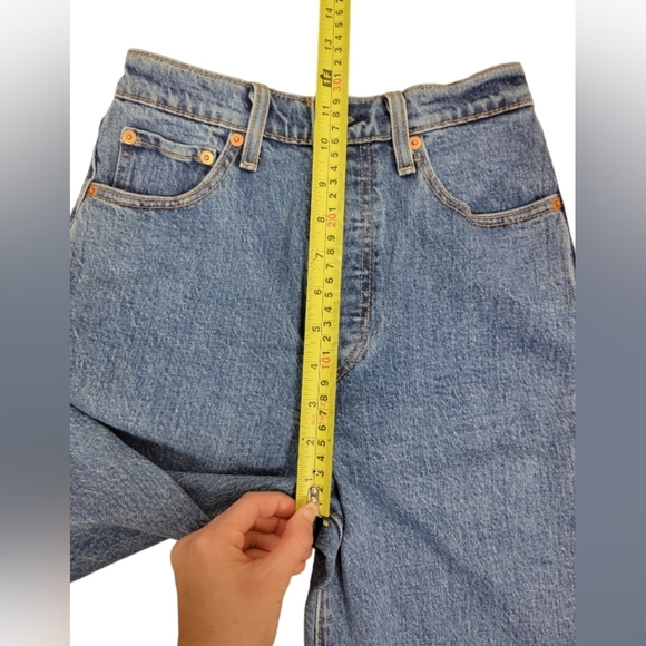 Levi's Ribcage Straight Jeans 25 - Picture 9 of 11